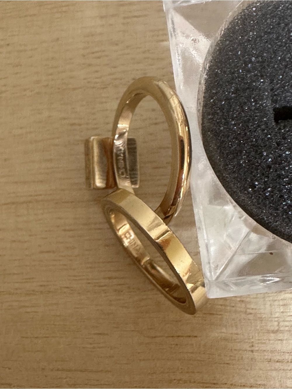 Coach Gold-Tone Ring Set - Picture 4 of 5